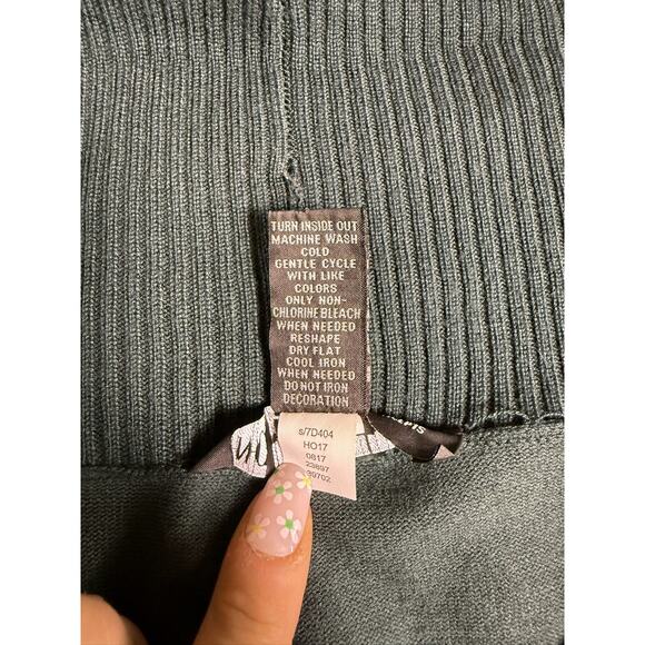 I-N-C international Concepts Womens Sweater Dress Green Size Large E098 - Picture 8 of 11